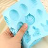Easter Handmade Soap Mold Silicone Mold Easter Rabbit Bunny Colored Egg Mould For Diy Baking Jelly Pudding Chocolate Cake Tool