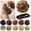 Girl Curly Chignon Hair Clip In Hairpiece Extensions Bun for Brides  Synthetic Fashion Ponytail