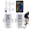 Mdikawe Wireless LED Flashing Lights, Remote Control Flashing Lights - Automotive Wireless Flashing Lights