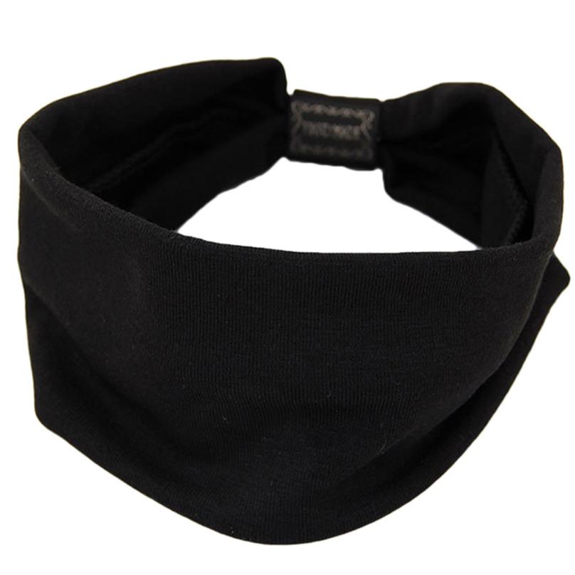 Fashion Exquisite Women Hair Accessories Headband Solid Color Hairbands Korean Soft Head Band Girl Sport Turban