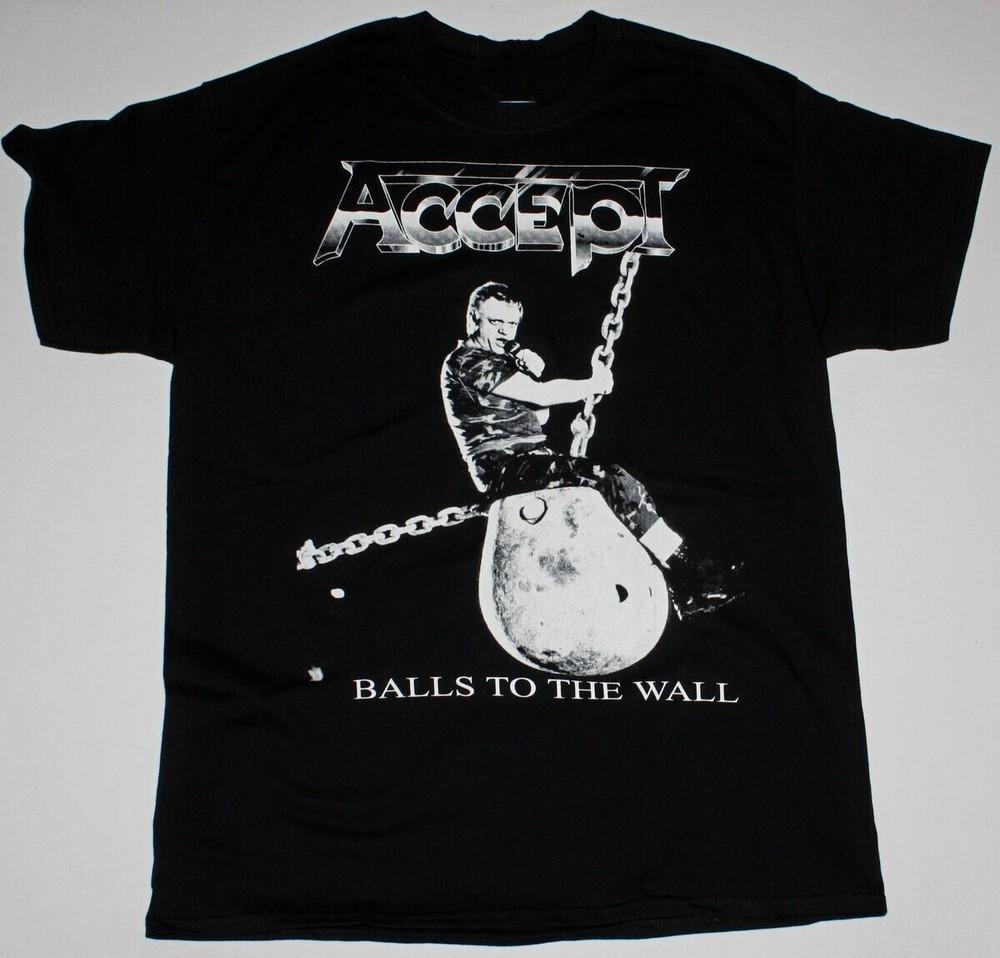 Collection ACCEPT BALLS TO THE WALL Black Shirt Unisex Concert LO432 Unisex T-Shirt