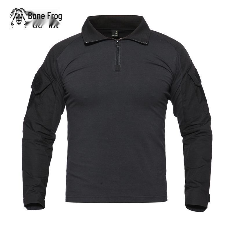 Комплект тактических мужских футболок с длинным рукавом Bone Frog Outdoor Quick Dry для альпинистов и любителей спорта