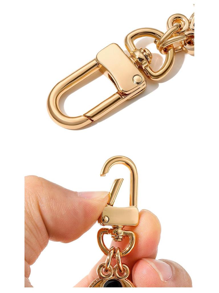 Аксессуар-цепочка для сумки DIY H-83: Универсальная ручная, на одно плечо, многоэлементная цепь с пряжкой-воротами