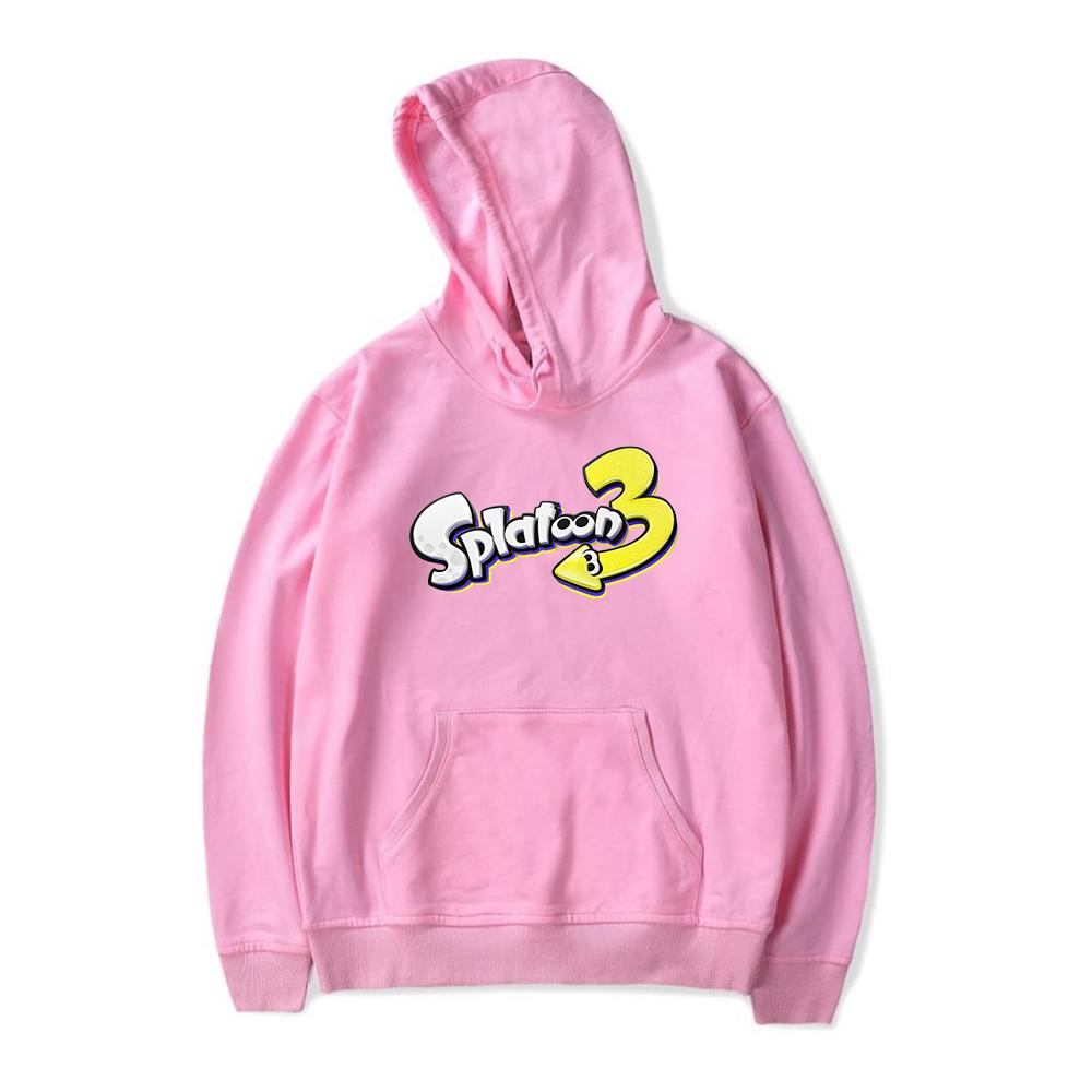 Splatoon 3 Hoodies Anime Cartoon Graffiti Shooting Game Print Streetwear Unisex Women Fashion Oversized Sweatshirts Hoodie Pullover