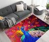 Ковер для столовой Классический ковер Ковер для детской Нескользящий ковер Ковры с павлинами Многоцветный ковер с павлинами Ковер с животными Тонкий ковер Ковер для прихожей
