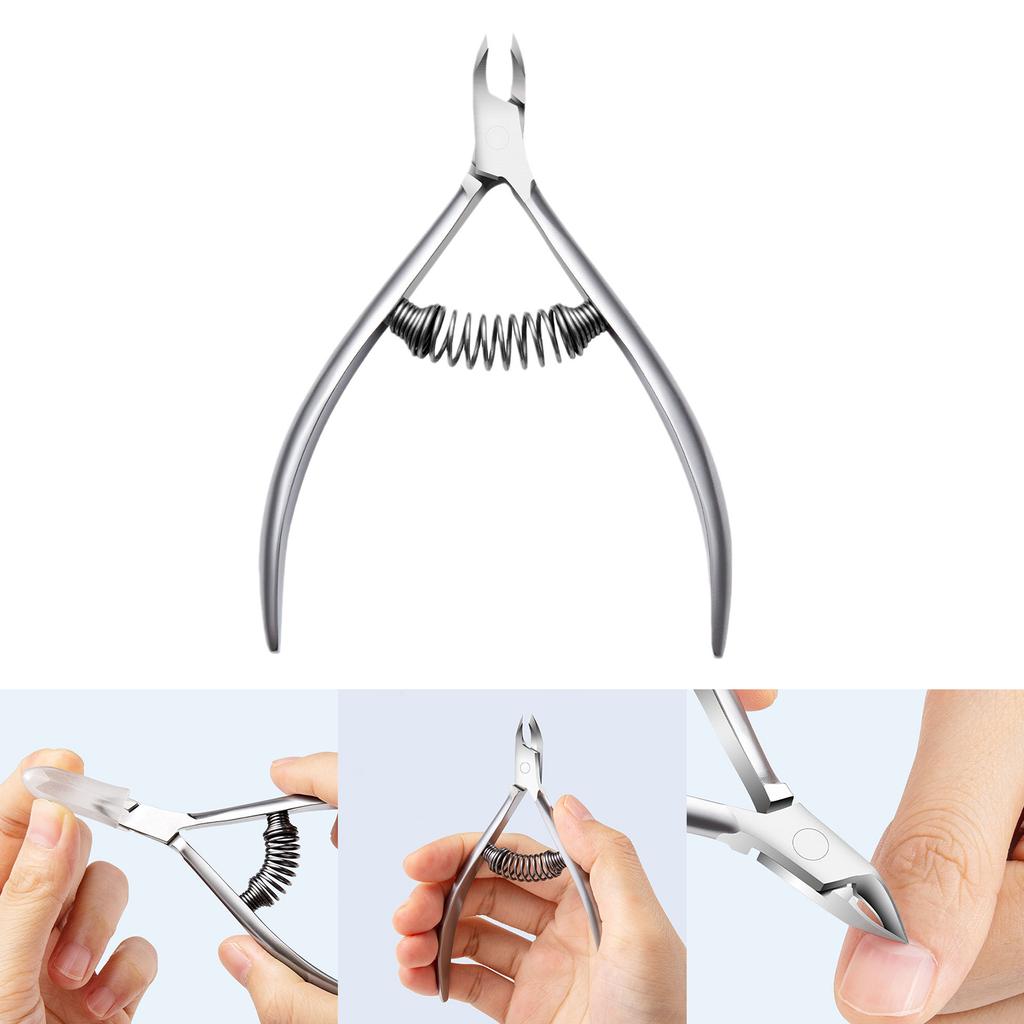 Stainless Steel Toenail Cuticle Nipper Dead Skin Scissor Nail Cuticle Scissors Plier Manicure Tool Nail Clipper Trimmer