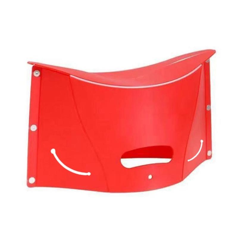 Пластиковый складной стул-карта, сиденья для кемпинга на открытом воздухе, сумка для хранения, портативная корзина для покупок для пеших прогулок, пикников, кемпинга