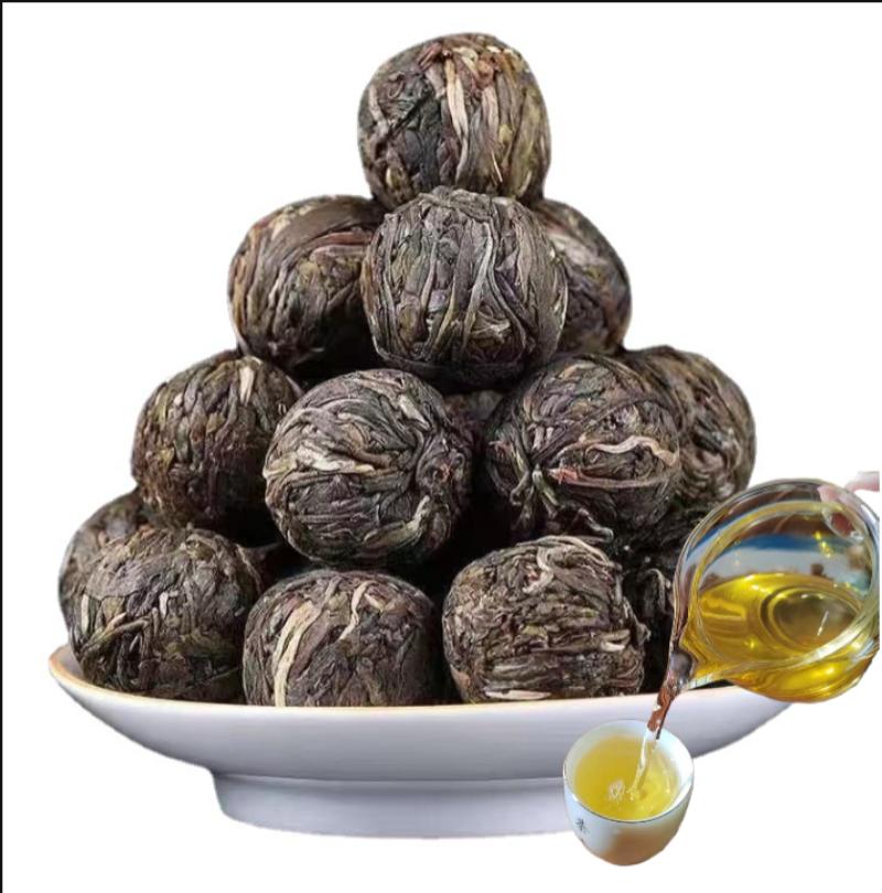 Чай Пуэр Лунчжу Мятный Хэтан Чай Пуэр Сырой чай 500г 7г/шт.Чай Чай Пуэр