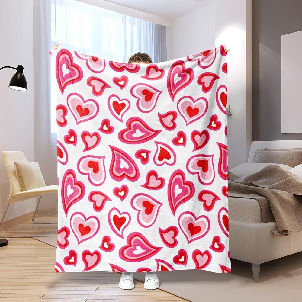 Simple cartoon digitalprinted polyester Bedroom velvet flannel soft sofa cover blanket Fleece soft sofa cover blankets for beds