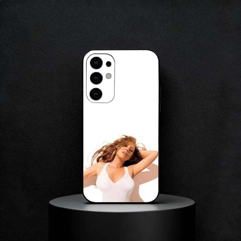Singer M-Mariah Carey Phone Case For Samsung S25,24,23,22,30,21,10,9,Ultra,Plus,FE 5G Black Soft Case