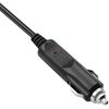 PNGKNYOCN12V DC Car Charger Auto Power Supply 18AWG Cable, DC 5.5mm x 2.5mm Car Cigarette Lighter Male Plug Cable for Camera, CCTV, Refrigerator