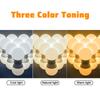 Mirror Front Lights Dresser Refill Makeup Mirror Bulb Tri-color Dimming USB Touch Switch Long Press