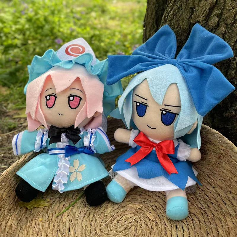 Реальное фото Проект TouHou Fumo Плюшевая игрушка Хакурей Рейму Комейдзи Сатори Кирисаме Мариса Мягкие аниме плюшевые игрушки Подарки Девушка