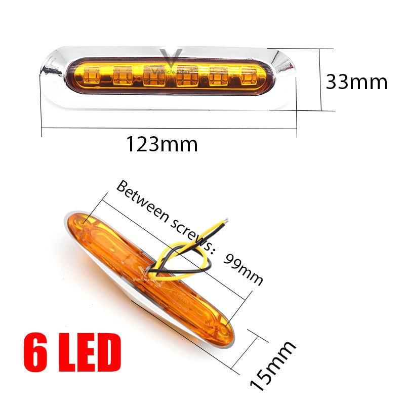 10 шт., 12 В/24 В, 9/6/4 светодиодов, водонепроницаемые, боковые габаритные огни, задний фонарь, автомобиль, грузовик, прицеп, задние фонари, парковочные огни, красный/белый/амер