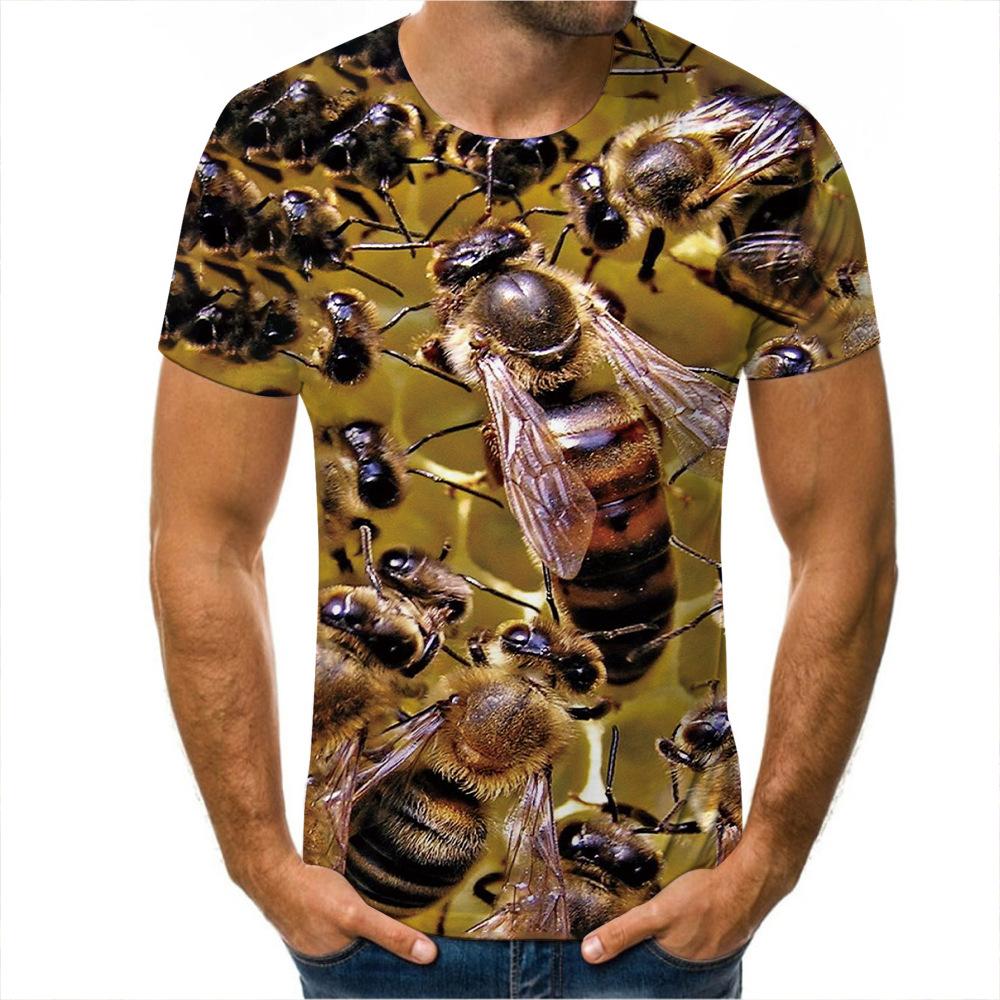 3D футболка мужские футболки с 3D принтом модные футболки с круглым вырезом одежда мужские повседневные футболки с короткими рукавами летний топ
