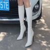 Элегантные высокие каблуки женские длинные сапоги новинка в шикарной распродаже обуви 2024 года тренд Y2k удобные сапоги женские туфли выше колена