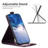 BF30 For iPhone 16 Vertical Flip Phone Case Rhombus Grid PU Leather Cell Phone Stand Cover
