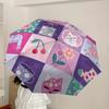 1pc Kawaii Decor Automatic Folding Umbrella, 8 Ribs Iron Frame, Suitable for Outdoor Travel and Daily Use yy251120186