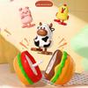 Cute Animal Style Burger Animal Toy Burger Shape Jumping Egg Toy  Interactive Play