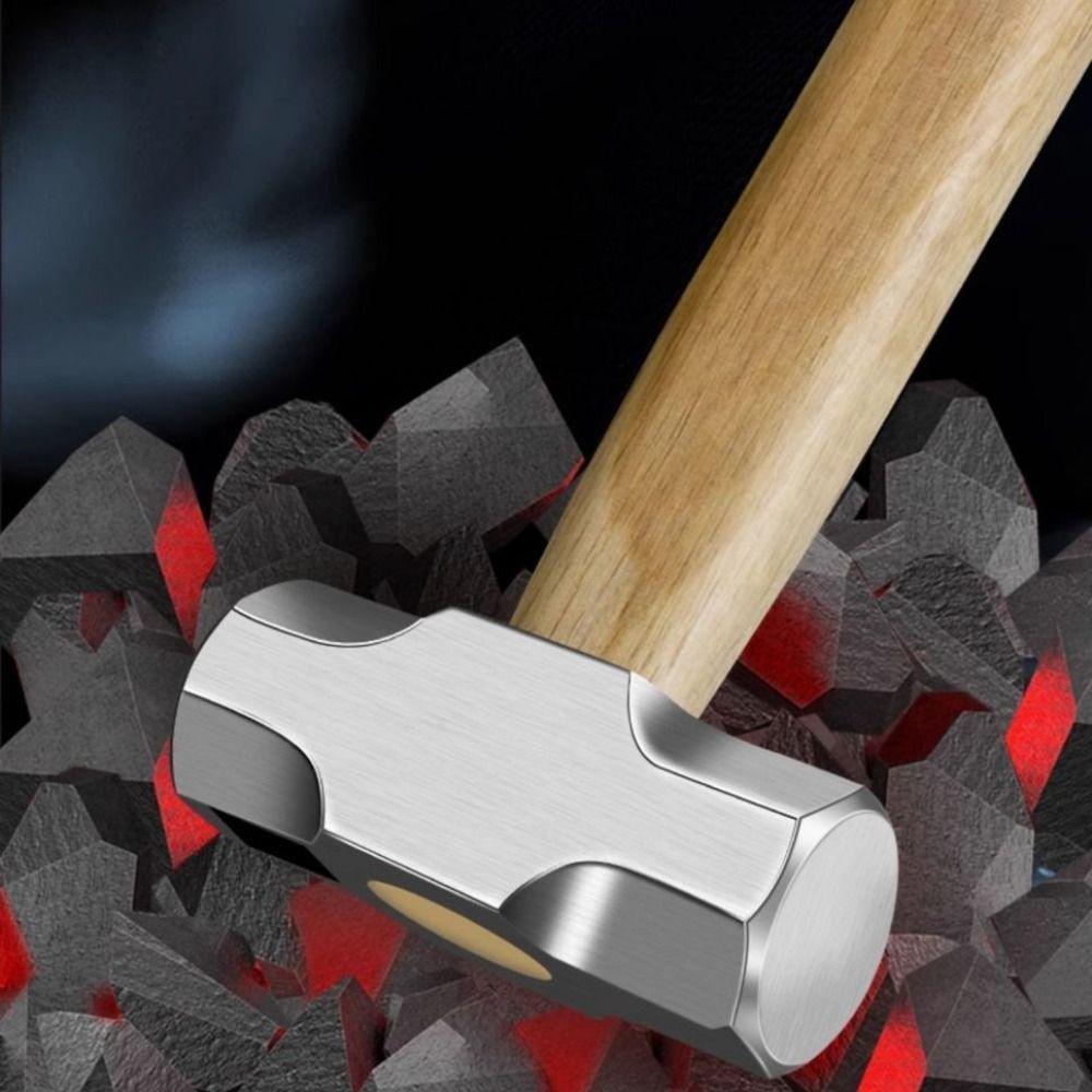 Молоток слесарный с короткой ручкой, молоток слесарный с шарообразным бойком, прочный молоток слесаря, молоток для ремонта