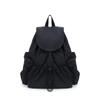School bag with lazy style pleated drawstring niche design backpack for women, 1011 new casual lightweight backpack, small backpack
