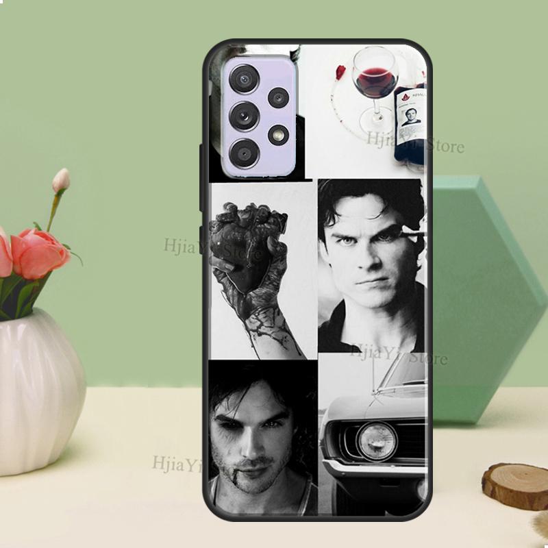 Кейс Damon Salvatore The Vampire Diaries для Samsung A54 A34 A24 A14 A51 A71 A12 A22 A32 A52 A72 A73 A33 A53 A13 Задняя крышка