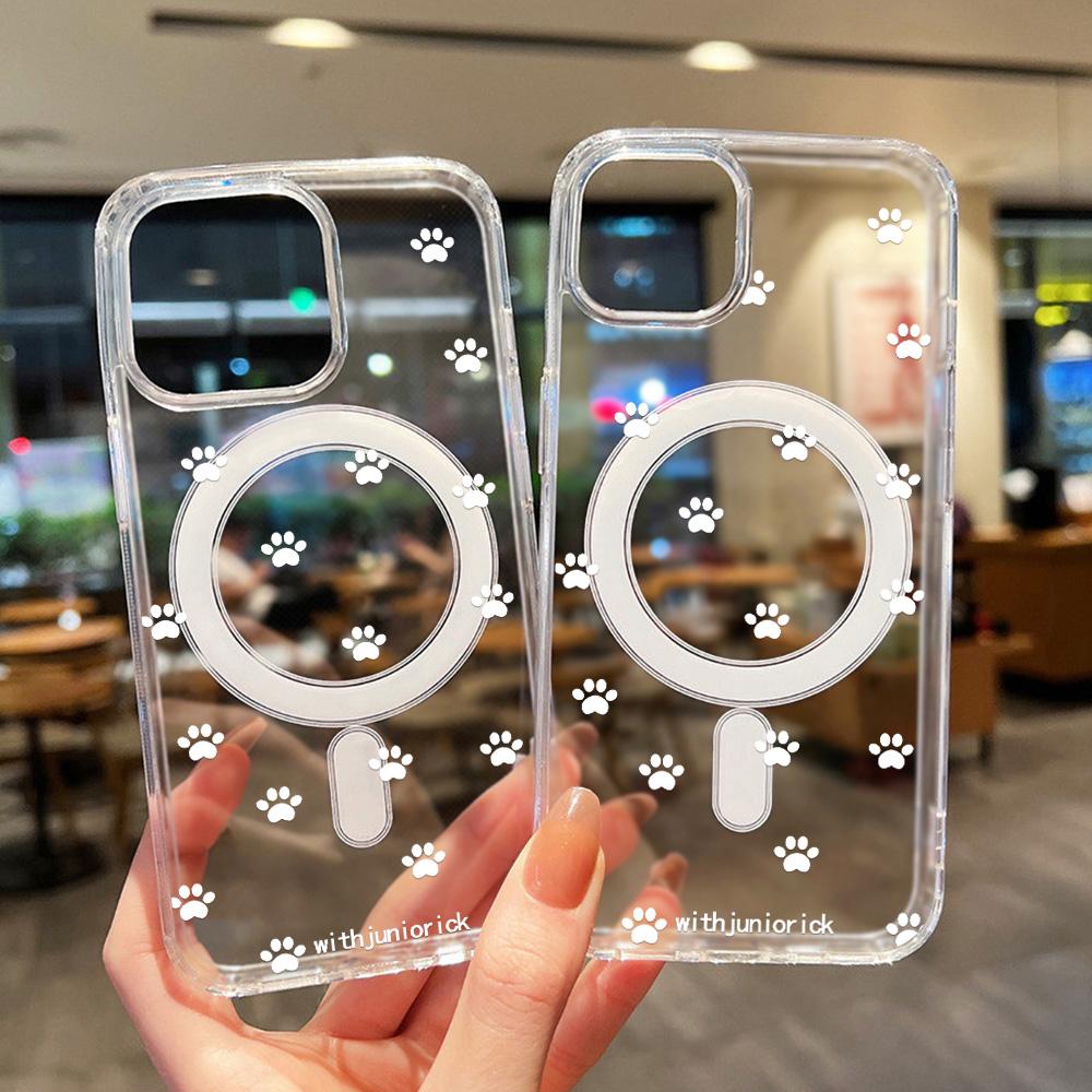 Магнитный чехол для телефона для iPhone 12 14 16 17 Pro 17 16 15 14 13 12 Pro Max 12 13 14 15 16 Высококачественный противоударный чехол Полная защита Милый стиль