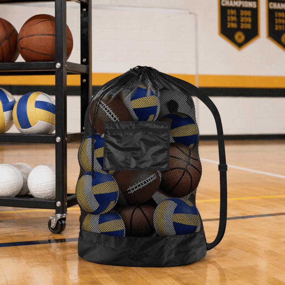 Polyester Mesh Ball Bag Large Capacity Sport Equipment Storage Bag Sports Training