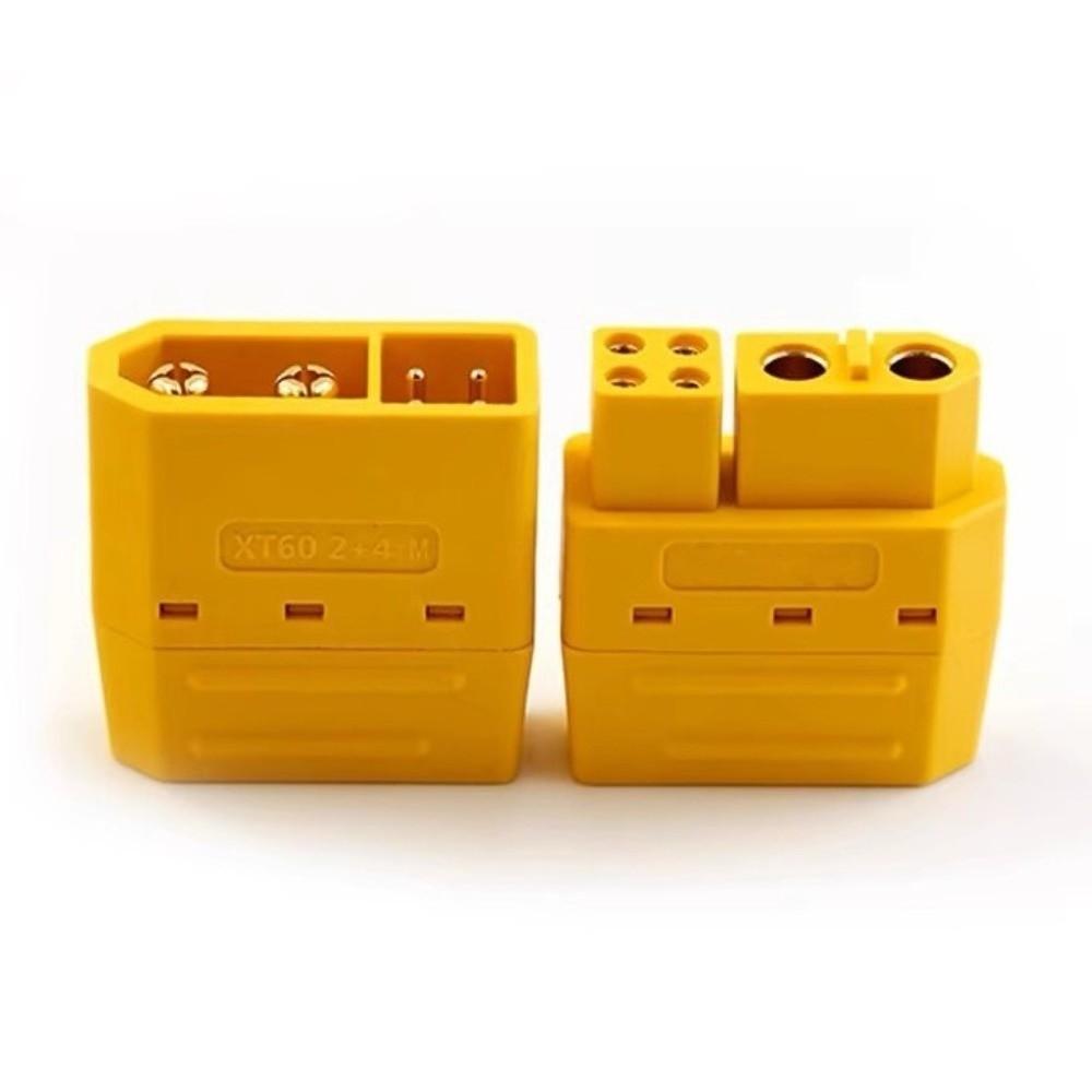 Gold Plated Li-Battery Connector High Current XT60(2+4)-F New XT60(2+4)-M RC Accessories