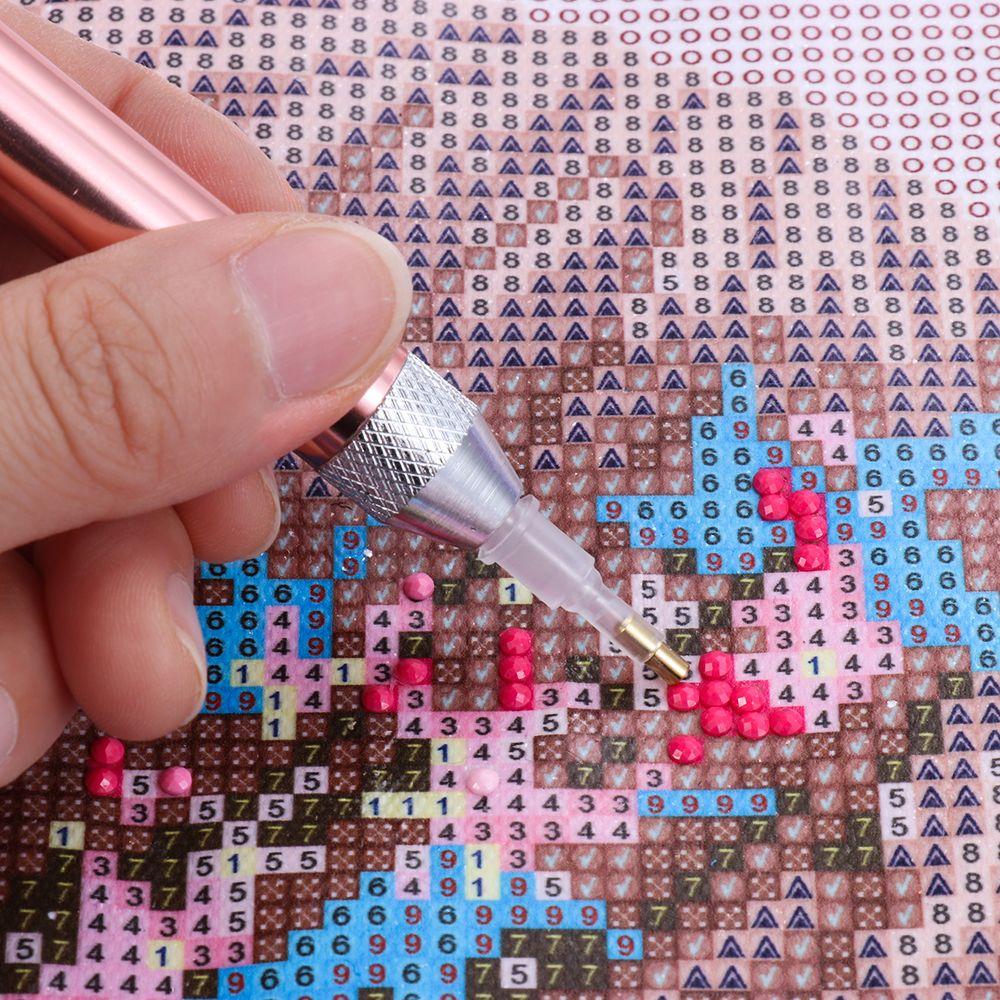 Crystal Sewing Accessories Diamond Painting Tool Point Drill Pen 5D Diamond Painting Lighting