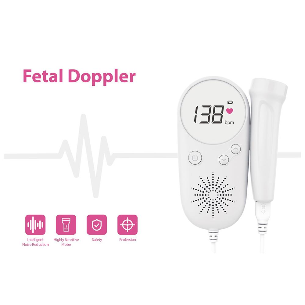 Household Fetal Baby Prenatal Heart Monitor LCD Display Fetus-voice Meter Pregnant Woman