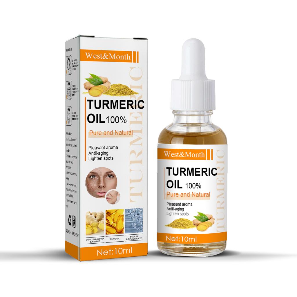 Turmeric Essential Oil, Facial Skin Fading Spot Firming Anti-Wrinkle Lifting Skin Care Moisturizing Oil