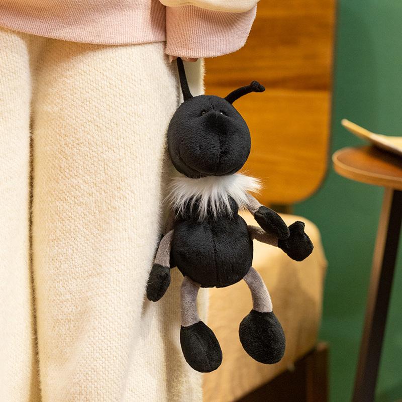 1Pc 30Cm Kawaii Black Ant Plush Dolls Lovely Ants Toy Figure Dolls Good Filling Nice Decor Birthday Christmas Gift