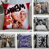 Hot Rapper E-Eminem Pillow Case Short Plush Double-sided Print Square Throw Pillow Covers Sofa Home Cushion Decor