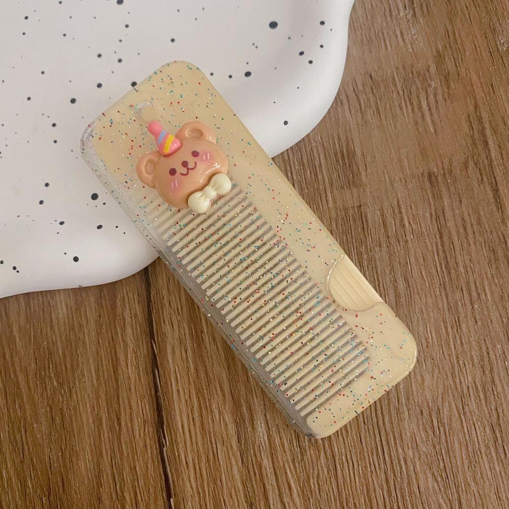 Mini Small Comb ABS Mini Massage Comb Soft Cute Foldable Comb