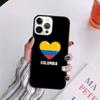 Colombia Flag Phone Case For iPhone 17 Air 14 13 12 16Pro Max 15  Plus Max Cover Shell coque