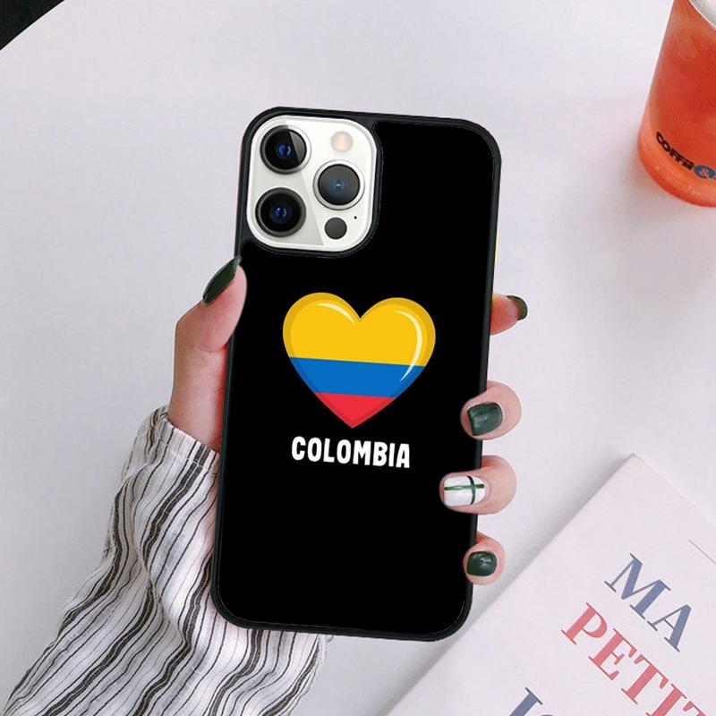 Colombia Flag Phone Case For iPhone 17 Air 14 13 12 16Pro Max 15 Plus Max Cover Shell coque