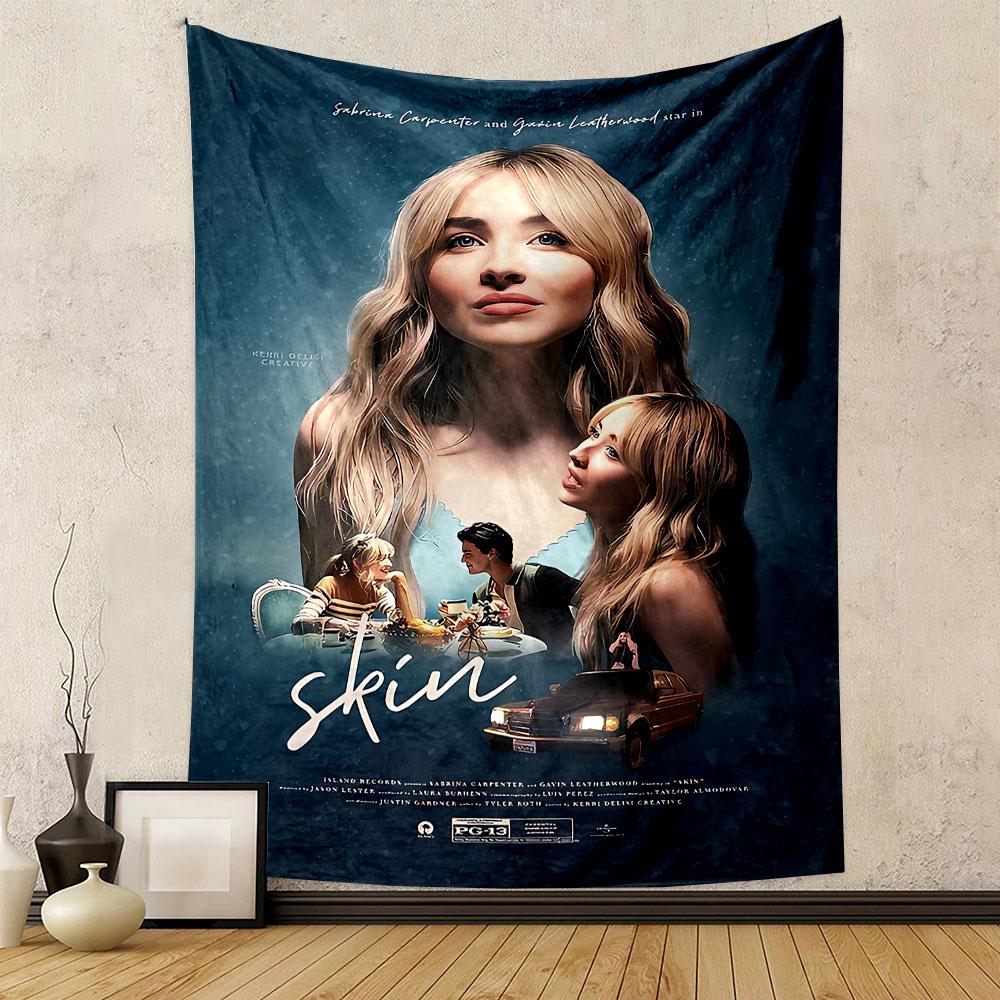 Skin Design Tapestry Wall Hanging, Textured Graphic Art, Wall Decor for Bedroom Living Room Dorm