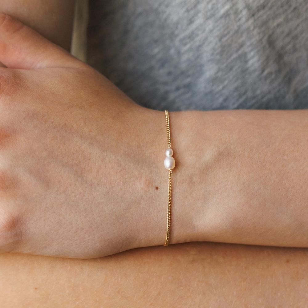 Simple Stainless Steel Imitation Pearl Bracelet Bracelet High Quality Women's Bracelets Jewelry Party Favors
