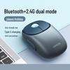 Ugreen Перезаряжаемая беспроводная Bluetooth мышь с двумя режимами и бесшумным кликом