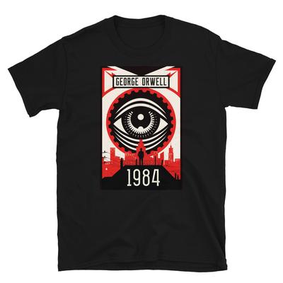 1984, Джордж Оруэлл, 1984, Большой Брат, Напечатанный, Высокое Качество, Футболки Топы Футболка