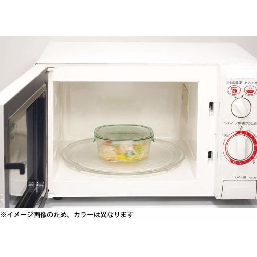 Iwaki Heat-Resistant Glass Storage Container, Pink, Round, Small, 490ml, Pack & Microwave, KT7401H-P