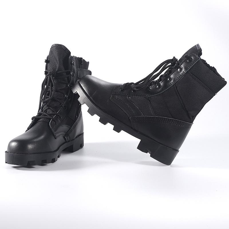 Ботинки для походов на открытом воздухе Panama с застежкой-молнией, высокие амортизирующие подошвы, военные ботинки, тактические ботинки для пустыни H963