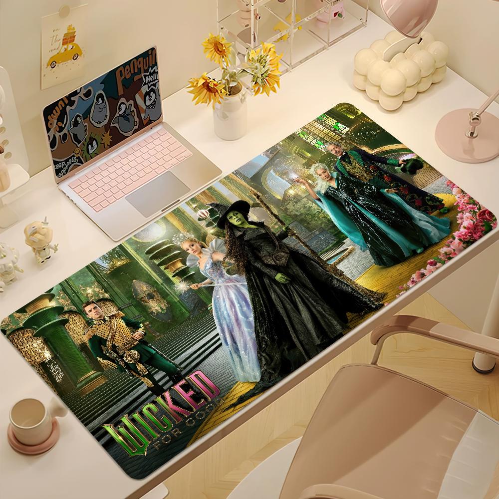 Movie WWicked For Good Mouse Pad Desk Mat Large Nonslip Antifray Keyboard Ergonomic Office Rubber PC Home Custom