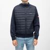 Men's Mid-season Navy Puffer Jacket Bi-material