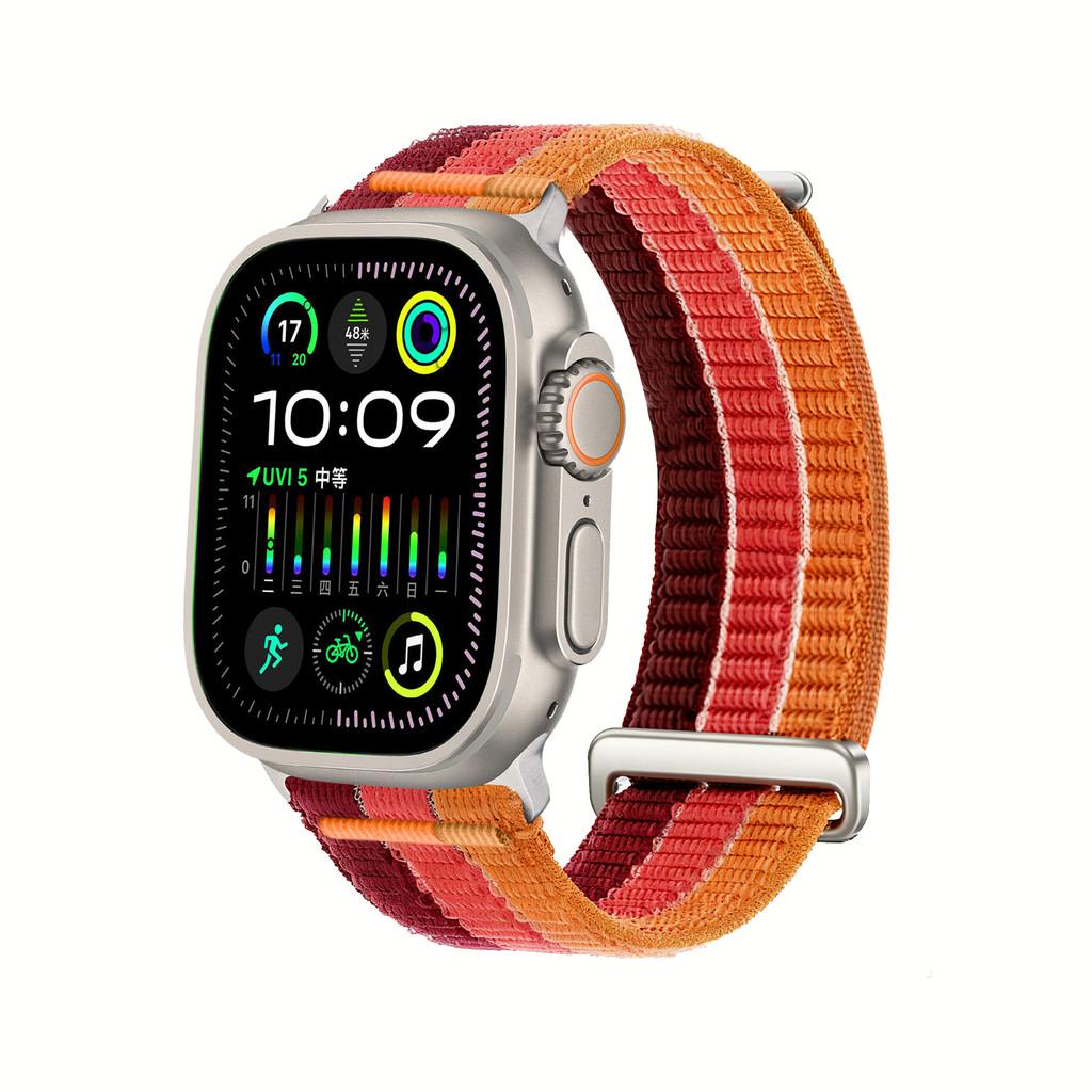 Нейлоновый ремешок Для Apple Watch Ultra3 49мм 46мм 42мм 45мм 40мм 44мм 41мм дышащий браслет Для iWatch Серии 11 10 9 8 7 6 5 SE3