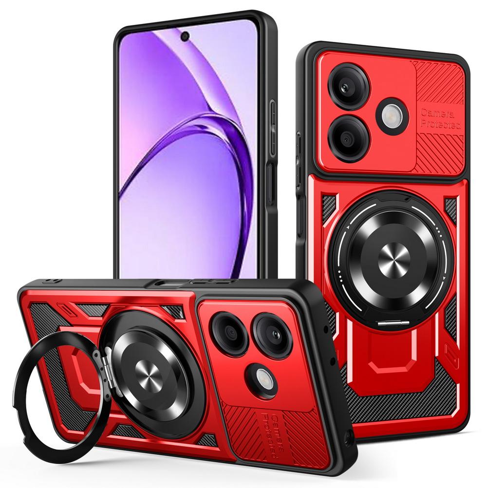 Multi-functional Rotatable Metal Ring holder Magnetic Case for OPPO A5 Pro Protect Cover