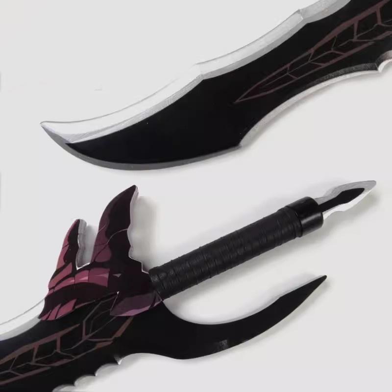 Solo Leveling Kanata Sword Mizushino Shun Anime Cosplay Prop Wooden Knife Real Size Japanese Katana Samurai Sabre Toy Gift