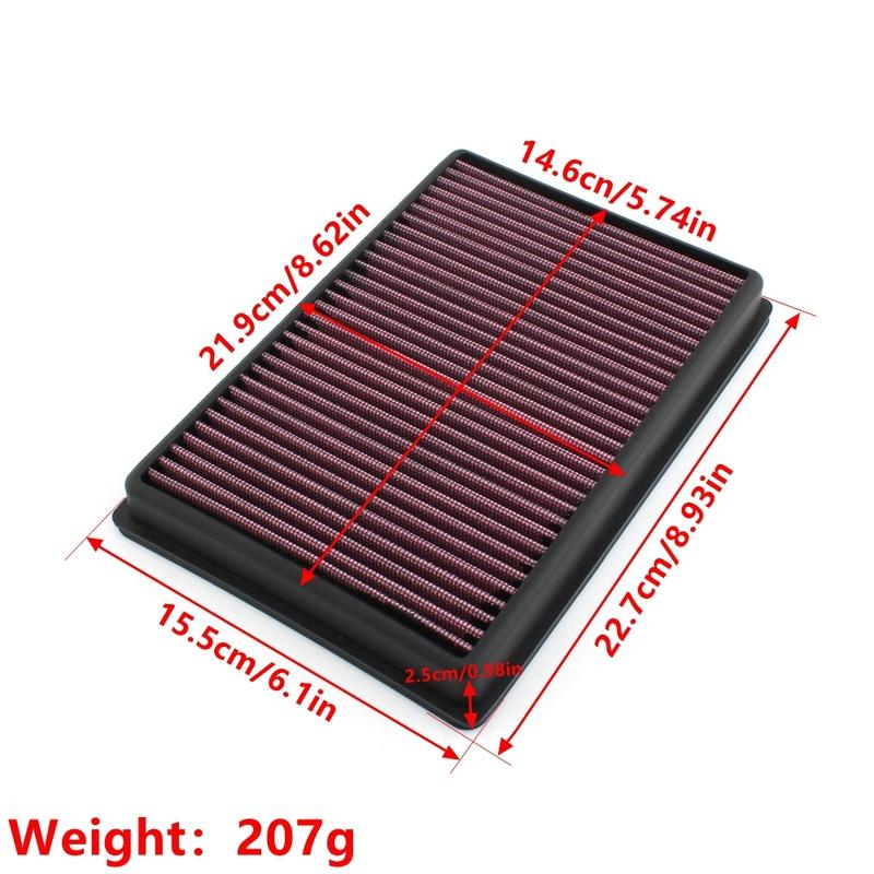 S1000 R RR XR High Flow Air Filter Washable and Recyclable For BMW S1000RR S1000XR S1000R HP4 Race Competition BM-1010R