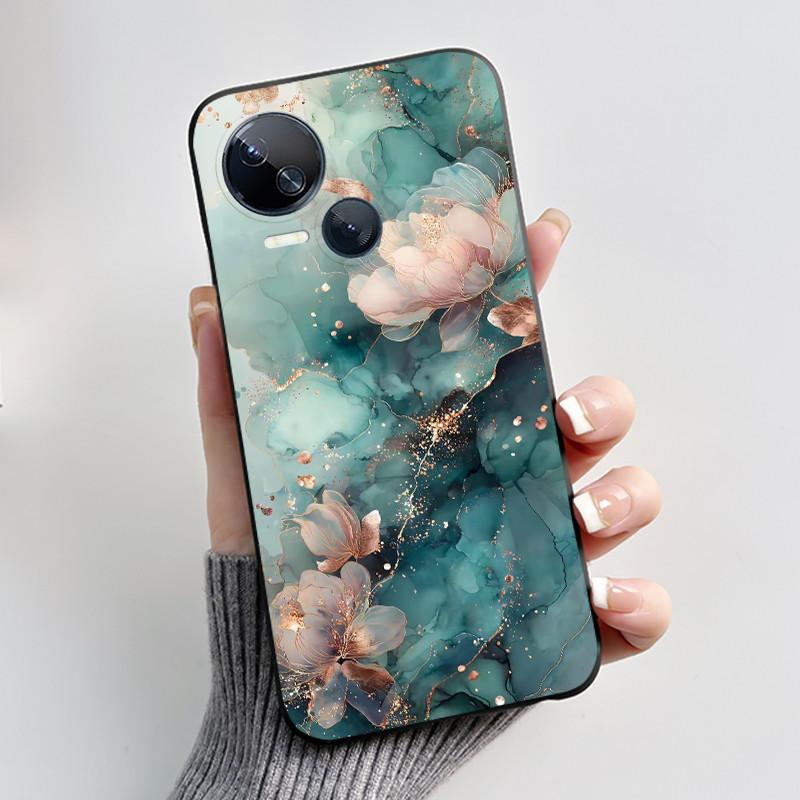 Чехол для телефона Tecno Spark 10 5G KI8 Эстетичный Роскошный Милый Крутой Для Мальчиков Девочек Черный Матовый Мягкий Силикон Задняя Крышка TPU Оболочка